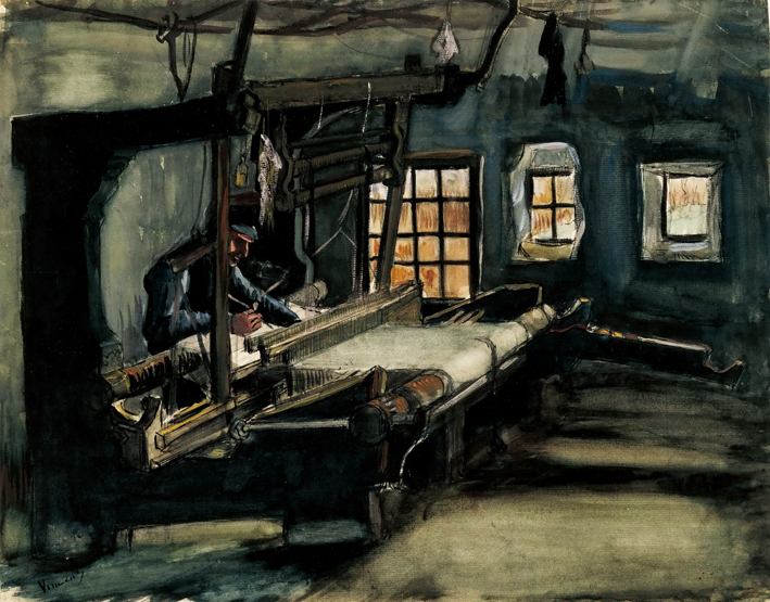  文森特·威廉·梵高  Vincent Willen Van Gogh ——织布工 (2)